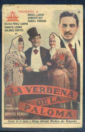 PROGRAMA DE CINE: LA VERBENA DE LA PALOMA
