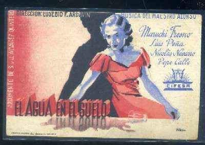 PROGRAMA DE CINE: EL AGUA EN EL SUELO