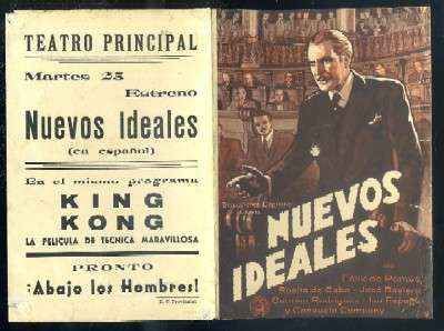 PROGRAMA DE CINE DOBLE: NUEVOS IDEALES