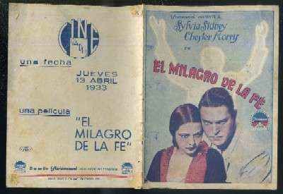 PROGRAMA DE CINE DOBLE: EL MILAGRO DE LA FE