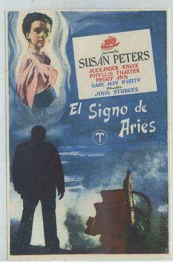 PROGRAMA DE CINE: EL SIGNO DE ARIES