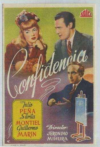 PROGRAMA DE CINE: CONFIDENCIA