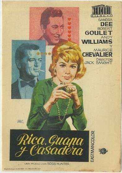 PROGRAMA DE CINE: RICA, GUAPA Y CASADERA