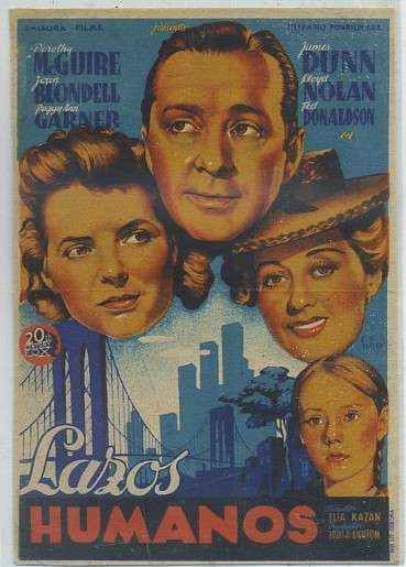 PROGRAMA DE CINE: LAZOS HUMANOS