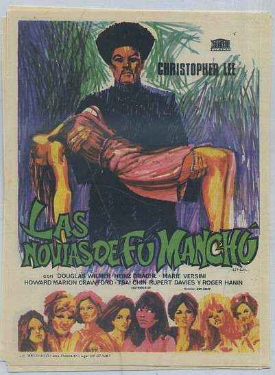 PROGRAMA DE CINE: LAS NOVIAS DE FU MANCHU