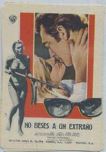 PROGRAMA DE CINE: NO BESES A UN EXTRAÑO