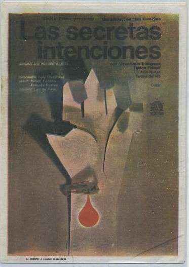 PROGRAMA DE CINE: LAS SECRETAS INTENSIONES