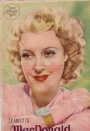 PROGRAMA DE CINE:JEANETTE MCDONALD