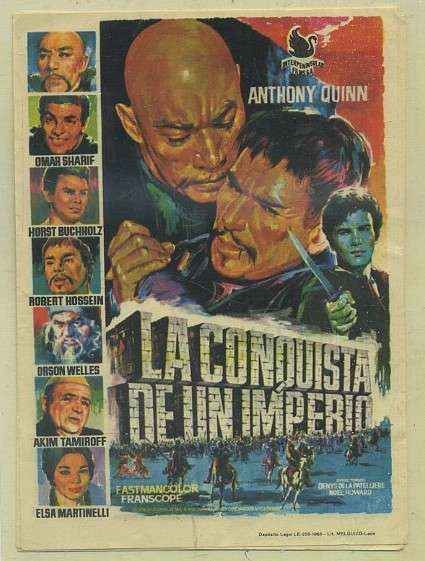 PROGRAMA DE CINE: LA CONQUISTA DE UN IMPERIO