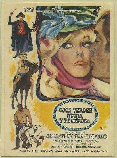 PROGRAMA DE CINE: OJOS VERDES, RUBIA Y PELIGROSA