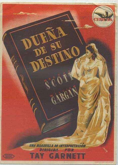 PROGRAMA DE CINE: DUEÑA DE SU DESTINO