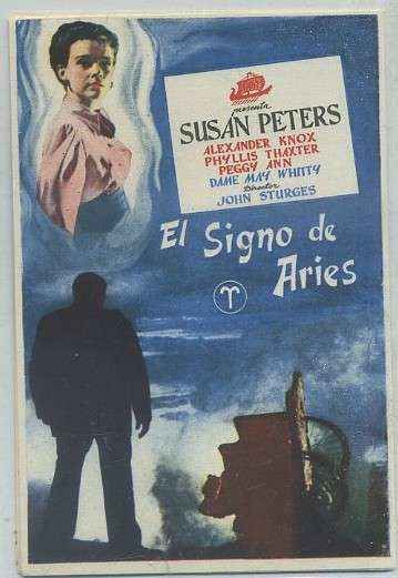 PROGRAMA DE CINE: EL SIGNO DE ARIES
