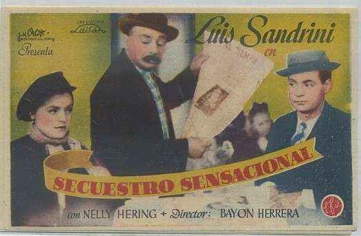 PROGRAMA DE CINE: SECUESTRO SENSACIONAL