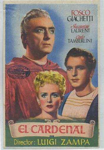 PROGRAMA DE CINE: EL CARDENAL