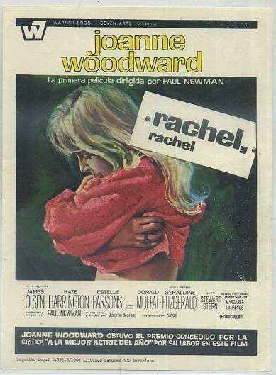 PROGRAMA DE CINE: RACHEL, RACHEL