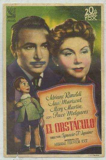 PROGRAMA DE CINE: EL OBSTACULO