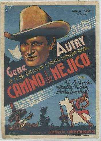 PROGRAMA DE CINE: CAMINO DE MEJICO