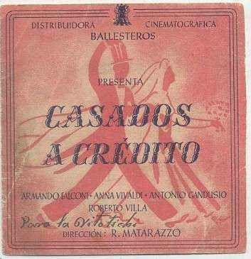 PROGRAMA DE CINE DOBLE: CASADO A CREDITO