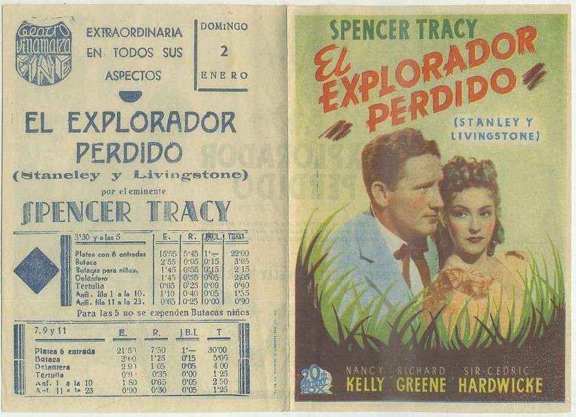 PROGRAMA DE CINE DOBLE: EL EXPLORADOR PERDIDO