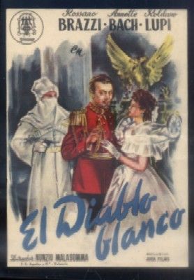 PROGRAMA DE CINE: EL DIABLO BLANCO.
