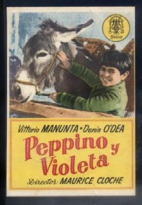 PROGRAMA DE CINE: PEPPINO Y VIOLETA.