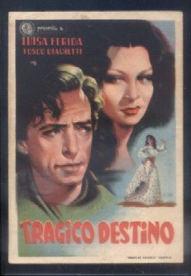PROGRAMA DE CINE: TRAGICO DESTINO .
