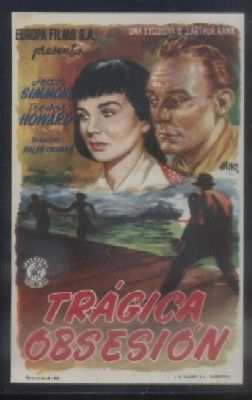 PROGRAMA DE CINE: TRAGICA OBSESION.