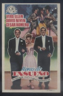 PROGRAMA DE CINE: HORAS DE ENSUEÑO.