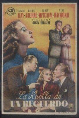 PROGRAMA DE CINE: LA HUELLA DEL RECUERDO.