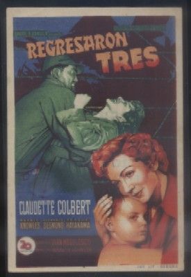PROGRAMA DE CINE: REGRESARON TRES.