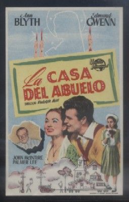 PROGRAMA DE CINE: LA CASA DEL ABUELO.