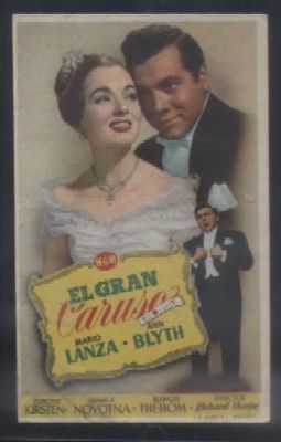 PROGRAMA DE CINE: EL GRAN CARUSO.