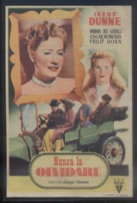 PROGRAMA DE CINE: NUNCA LA OLVIDARE.