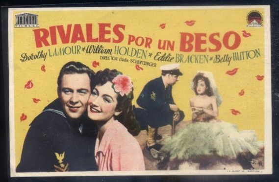PROGRAMA DE CINE: RIVALES POR UN BESO.