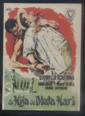 PROGRAMA DE CINE:  LA HIJA DE MATA HARI.