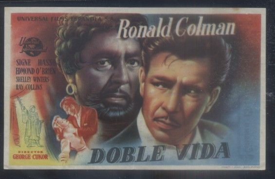 PROGRAMA DE CINE:  DOBLE VIDA.
