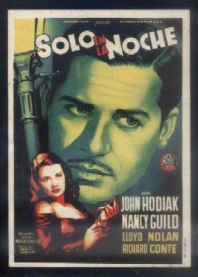 PROGRAMA DE CINE: SOLO EN LA NOCHE.