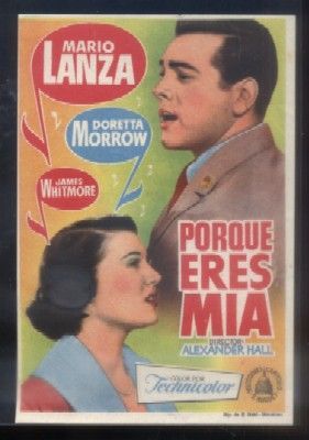 PROGRAMA DE CINE: PORQUE ERES MIA.