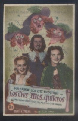 PROGRAMA DE CINE: LOS TRES MOSQUITEROS.