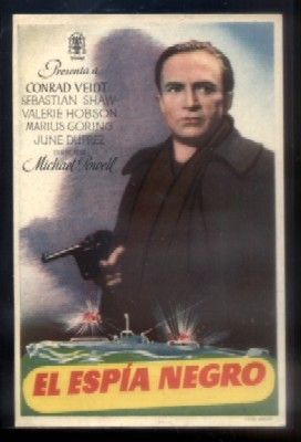PROGRAMA DE CINE: EL ESPIA NEGRO.