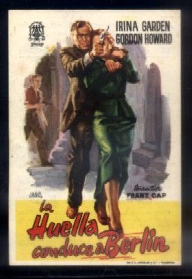 PROGRAMA DE CINE: LA HUELLA CONDUCE A BERLIN.