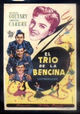 PROGRAMA DE CINE: EL TRIO DE LA BENCINA.