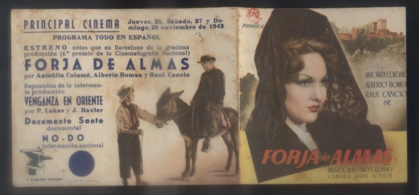 PROGRAMA DOBLE DE CINE: FORJA DE ALMAS.