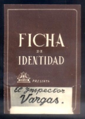 PROGRAMA DOBLE DE CINE: EL INSPECTOR VARGAS.