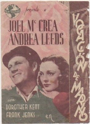 PROGRAMA DE CINE DOBLE: VOCACION DE MARIDO