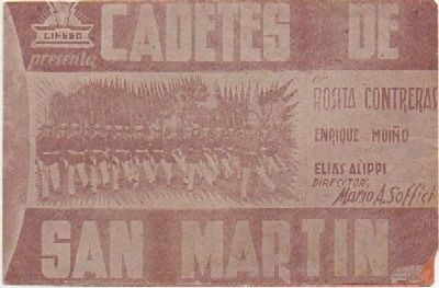 PROGRAMA DE CINE: CADETES DE SAN MARTIN