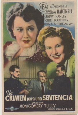 PROGRAMA DE CINE: UN CRIMEN PARA UNA SENTENCIA