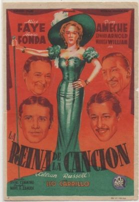 PROGRAMA DE CINE: LA REINA DE LA CANCION