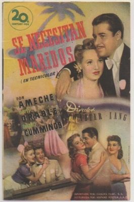PROGRAMA DE CINE: SE NECESITAN MARIDOS