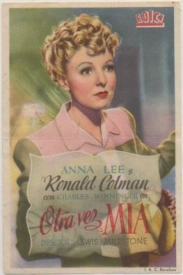 PROGRAMA DE CINE: OTRA VEZ MIA